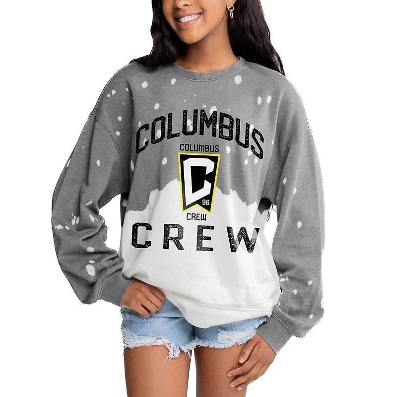 Women's Gameday Couture Gray Columbus Crew Twice As Nice Pullover Sweatshirt