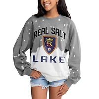 Women's Gameday Couture Gray Real Salt Lake Twice As Nice Pullover Sweatshirt
