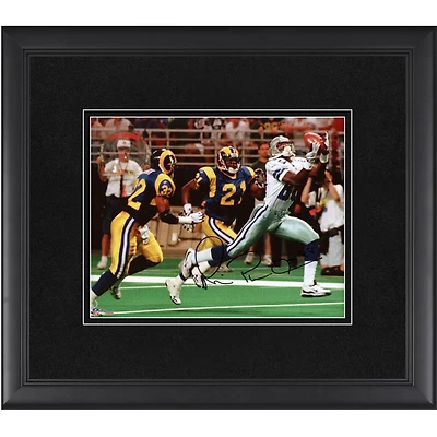 Michael Irvin Dallas Cowboys Autographed Framed 8" x 10" vs. St. Louis Rams Photograph