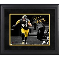 T.J. Watt Pittsburgh Steelers Facsimile Signature Framed 11" x 14" Spotlight Photograph