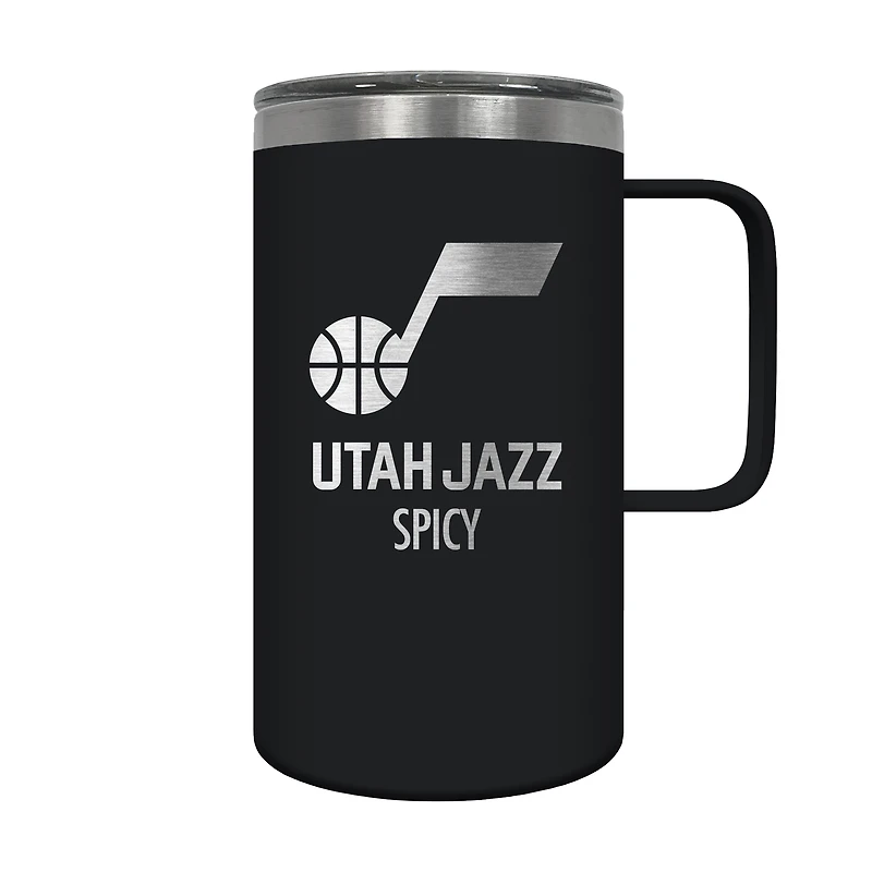 Utah Jazz 18oz. Personalized Hustle Travel Mug