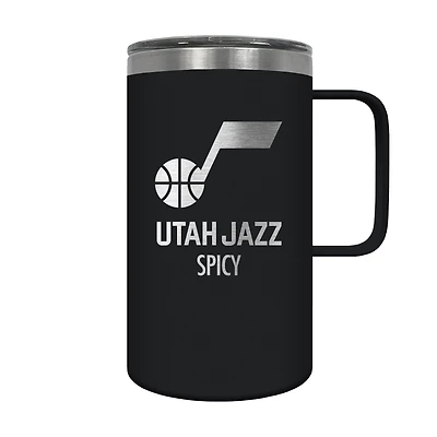 Utah Jazz 18oz. Personalized Hustle Travel Mug
