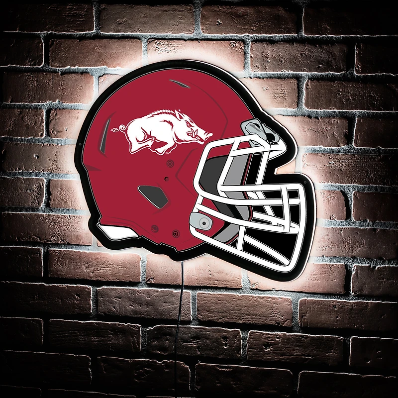 Arkansas Razorbacks LED Wall Helmet