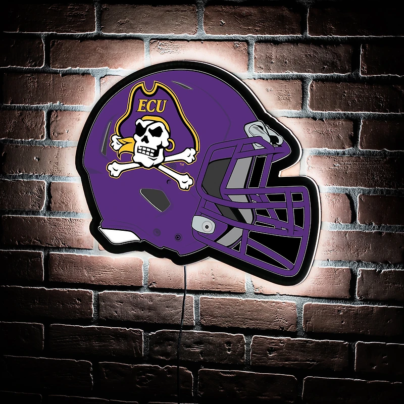 ECU Pirates LED Wall Helmet
