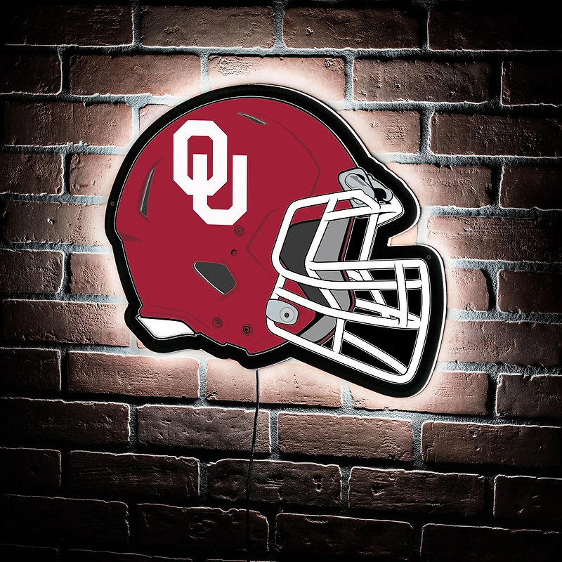 Oklahoma Sooners LED Wall Helmet
