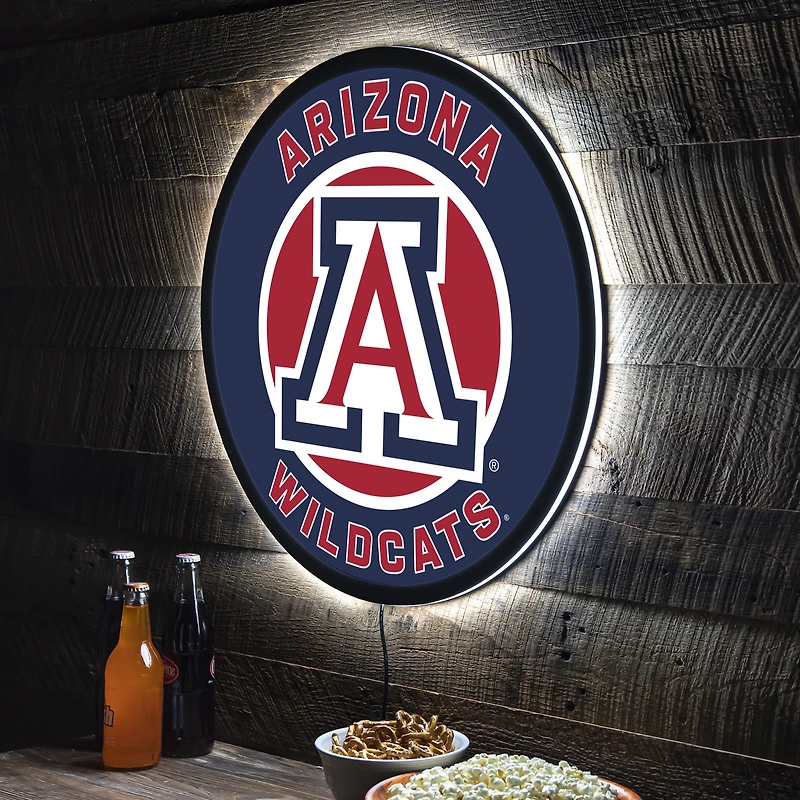Arizona Wildcats LED XL Round Wall Décor