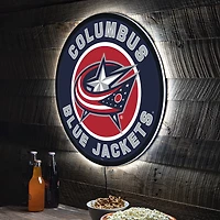 Columbus Blue Jackets LED XL Round Wall Décor