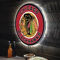 Chicago Blackhawks LED XL Round Wall Décor