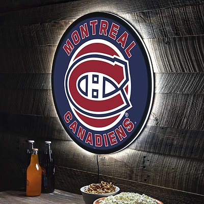 Montreal Canadiens LED XL Round Wall Décor
