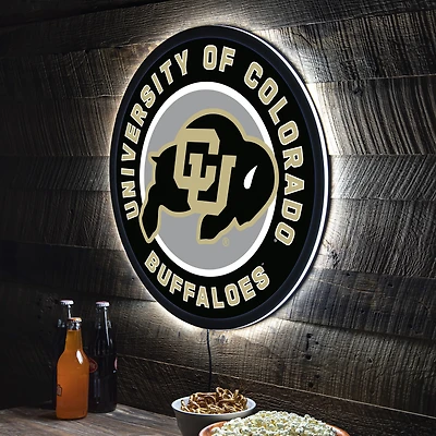 Colorado Buffaloes LED XL Round Wall Décor