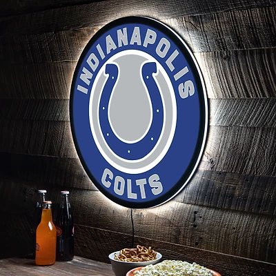 Indianapolis Colts LED XL Round Wall Décor