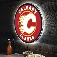 Calgary Flames LED XL Round Wall Décor