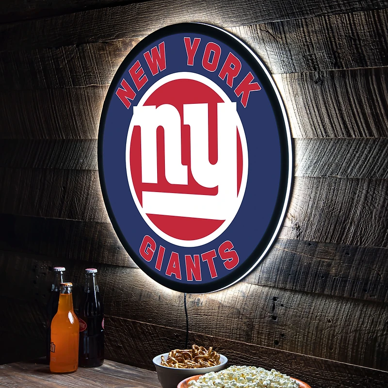 New York Giants LED XL Round Wall Décor