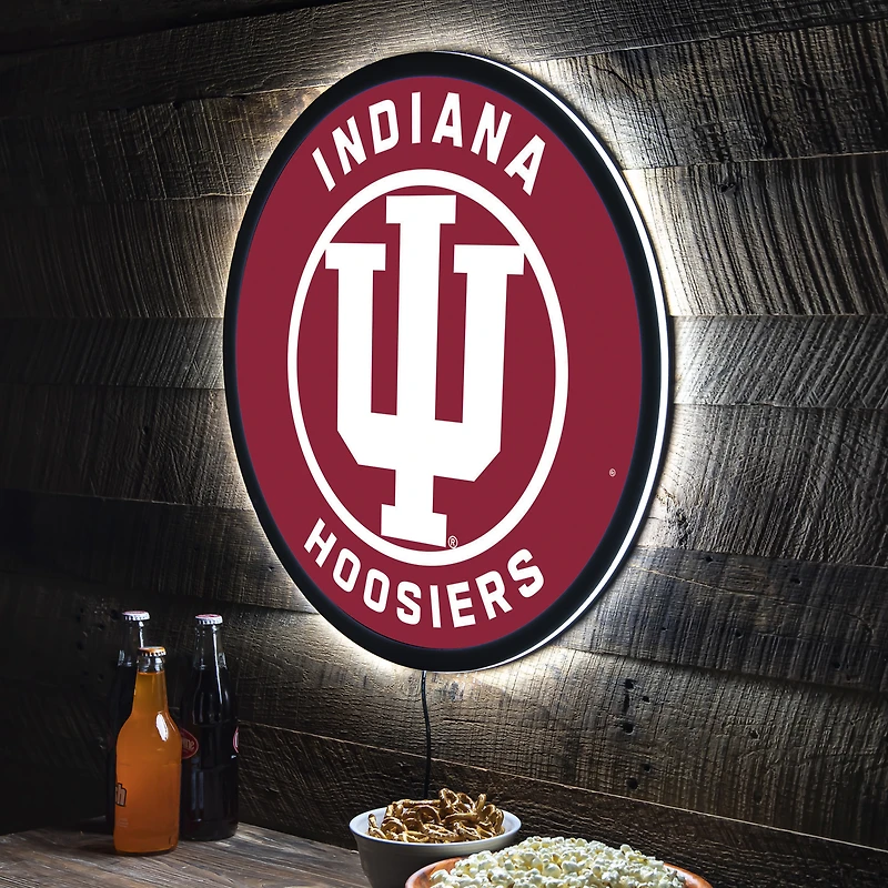 Indiana Hoosiers LED XL Round Wall Décor