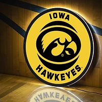 Iowa Hawkeyes LED XL Round Wall Décor