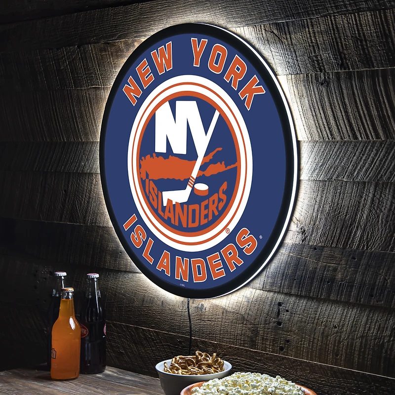 New York Islanders LED XL Round Wall Décor