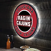 Louisiana Ragin' Cajuns LED XL Round Wall Décor