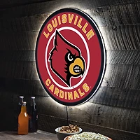 Louisville Cardinals LED XL Round Wall Décor