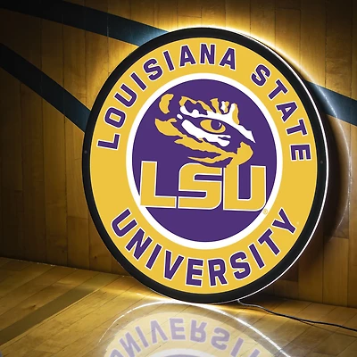 LSU Tigers LED XL Round Wall Décor