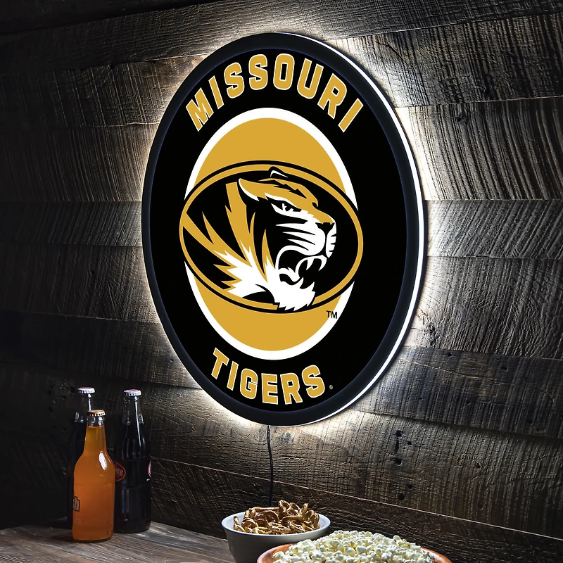 Missouri Tigers LED XL Round Wall Décor