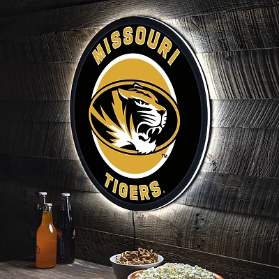 Missouri Tigers LED XL Round Wall Décor