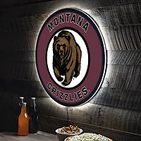 Montana Grizzlies LED XL Round Wall Décor