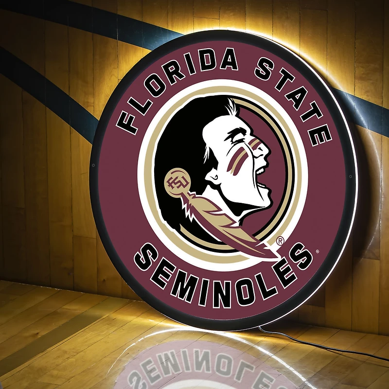 Florida State Seminoles LED XL Round Wall Décor