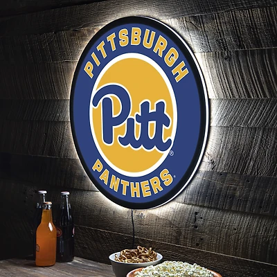 Pitt Panthers LED XL Round Wall Décor