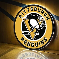 Pittsburgh Penguins LED XL Round Wall Décor