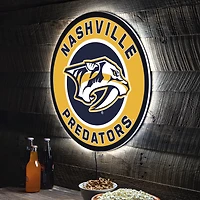 Nashville Predators LED XL Round Wall Décor