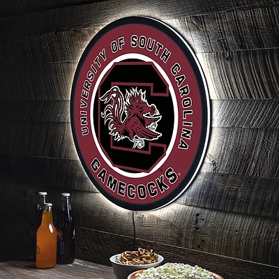 South Carolina Gamecocks LED XL Round Wall Décor