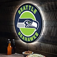 Seattle Seahawks LED XL Round Wall Décor