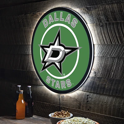 Dallas Stars LED XL Round Wall Décor