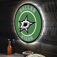 Dallas Stars LED XL Round Wall Décor