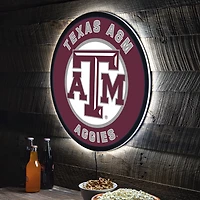 Texas A&M Aggies LED XL Round Wall Décor