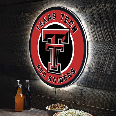 Texas Tech Red Raiders LED XL Round Wall Décor