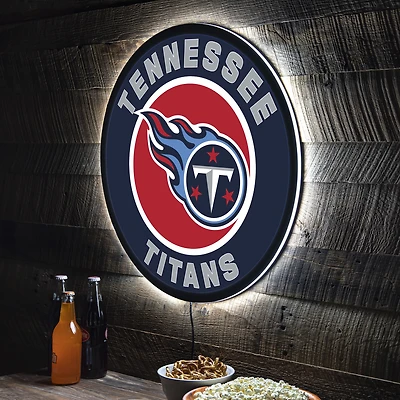 Tennessee Titans LED XL Round Wall Décor