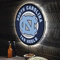 North Carolina Tar Heels LED XL Round Wall Décor