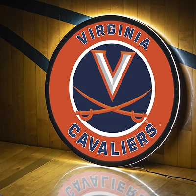 Virginia Cavaliers LED XL Round Wall Décor