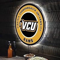 VCU Rams LED XL Round Wall Décor