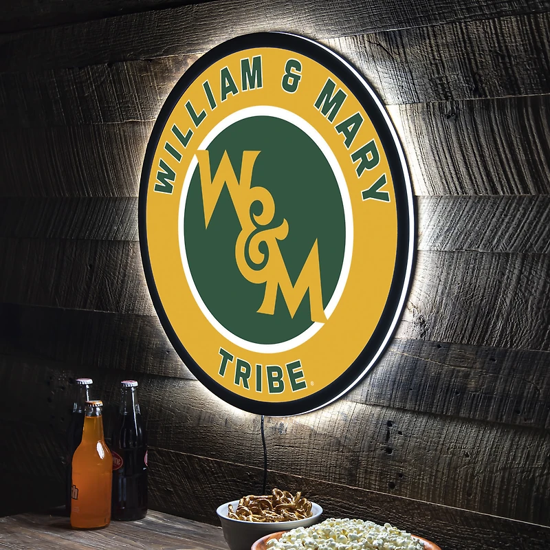 William & Mary Tribe LED XL Round Wall Décor