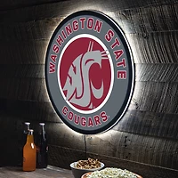 Washington State Cougars LED XL Round Wall Décor