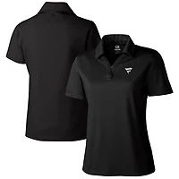 Women's Cutter & Buck Black Fanatics Corporate DryTec Genre Textured Solid Polo