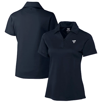Women's Cutter & Buck Navy Fanatics Corporate DryTec Genre Textured Solid Polo