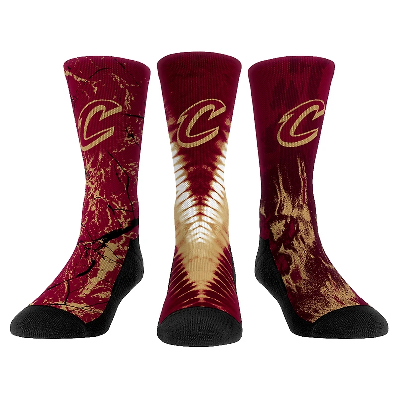 Youth Rock Em Socks Cleveland Cavaliers Three-Pack Crew Socks Set