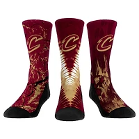 Youth Rock Em Socks Cleveland Cavaliers Three-Pack Crew Socks Set