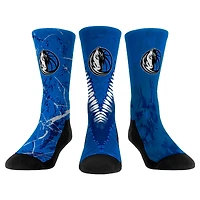 Youth Rock Em Socks Dallas Mavericks Three-Pack Crew Socks Set