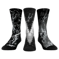 Youth Rock Em Socks San Antonio Spurs Three-Pack Crew Socks Set