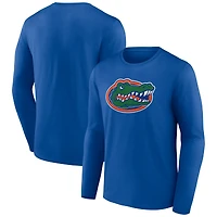 Men's Royal Florida Gators Logo Long Sleeve T-Shirt