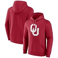Men's Cardinal Oklahoma Sooners Logo Pullover Hoodie